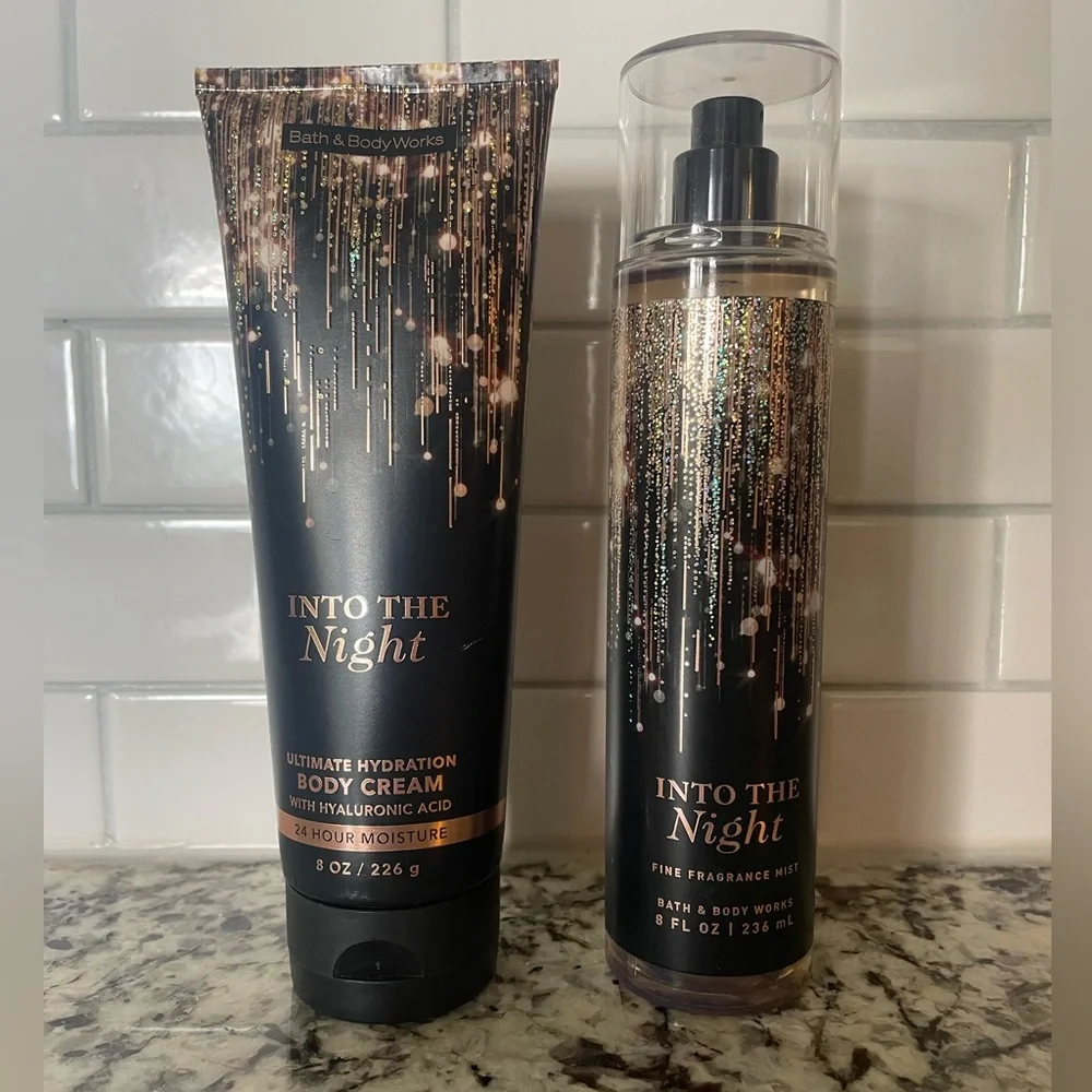 Bath & Body Works Into The Night Fragrance Mist & Body Cream Set - Picture 2 of 5